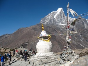 På kammen ovanför Dingboche På kammen ovanför Dingboche