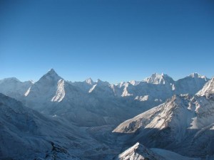 Solens första strålar... Lobuche Peak Expedition