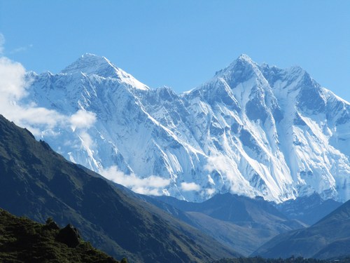 Första glimten av Everest Första glimten av Everest