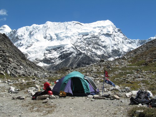 Island Peak Base Camp - Sämre utsikt kan man ha... Island Peak Base Camp - Sämre utsikt kan man ha...