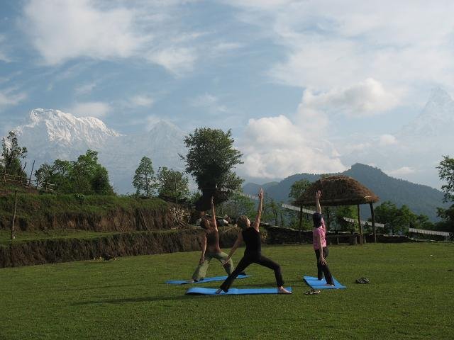 Yoga i Annapurna - April 2010 Yoga i Annapurna