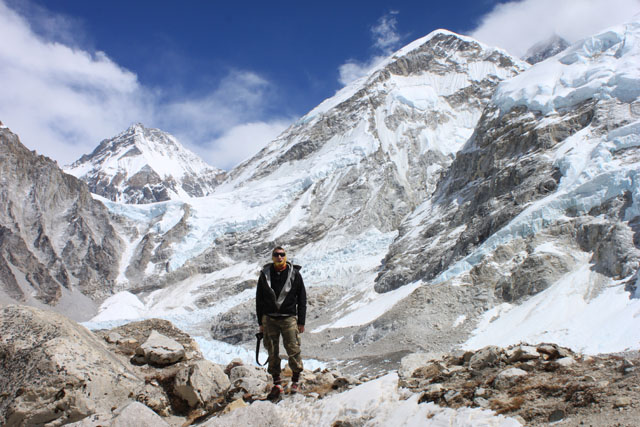 Jonas vid Everest BC