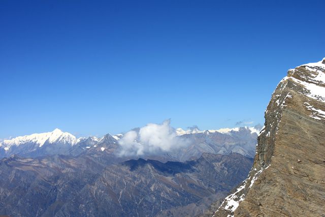 Storslagna vyer över Himalaya
